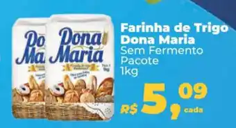 Mix Atacarejo Farinha De Trigo Dona Maria 1kg oferta