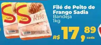 Mix Mateus File de Peito de Frango Sadia 1kg oferta