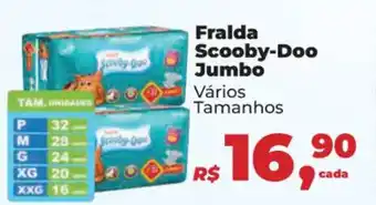 Fralda Scooby Doo Jumbo