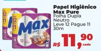 Papel Higiénico Max Pure 30M