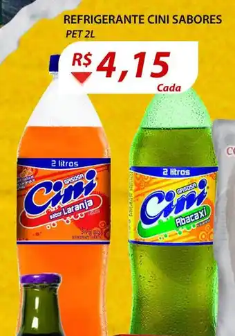 Refrigerante Cini sabores 2L