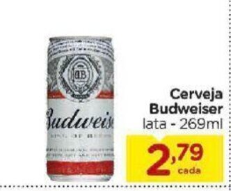 Cerveja Budweiser 269ml