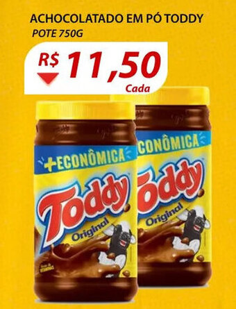 Assaí Atacadista Achocolatado em po Toddy 750g oferta