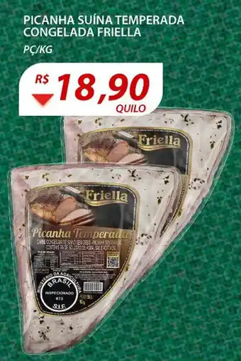 Assaí Atacadista Picanha suina Temperada Congelada Friella oferta