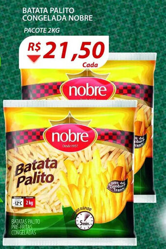 Batata Palito Congelada Nobre 2kg