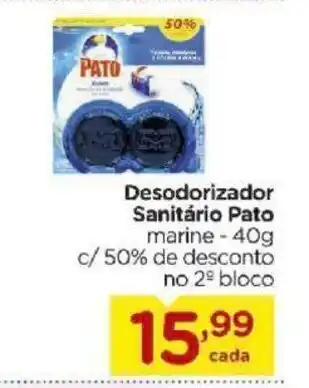 Desodorizador Sanitario Pato 40g