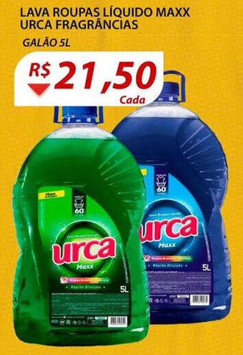 Assaí Atacadista Lava roupas liquido Maxx Urca Frag. 5L oferta