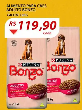 Assaí Atacadista Alimento para caes Adulto Bonzo 18kg oferta