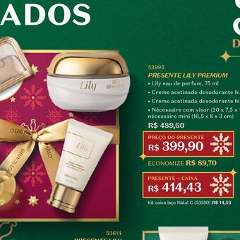 O Boticário Creme oferta