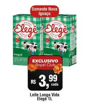 Royal Supermercados Leite longa vida elegê oferta