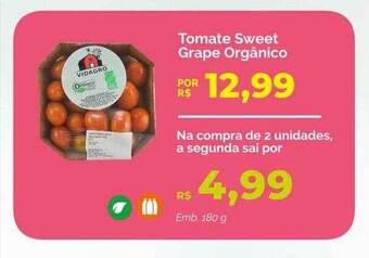 Oba Hortifruti Tomate sweet grape orgânico oferta