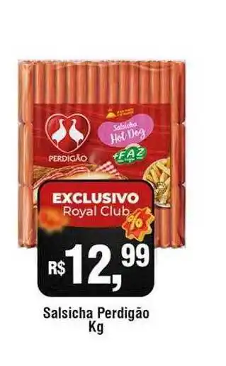 Royal Supermercados Salsicha perdigão oferta