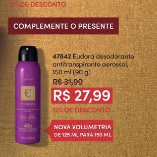 Eudora Desodorante oferta
