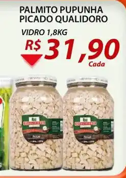 Assaí Atacadista Palmito Pupunha Picado Qualidoro 1.8kg oferta
