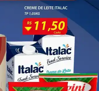 Assaí Atacadista Creme de Leite Italac 1.03kg oferta