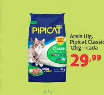 Areia hig. pipicat classico - cada
