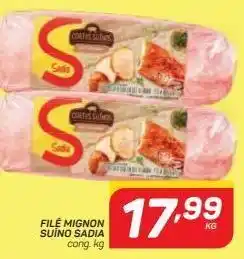 GBarbosa Filé mignon suíno sadia cong. k oferta