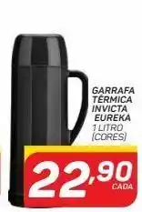 GBarbosa Garrafa térmica invicta eureka 1 litro (cores) oferta