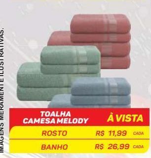 Toalha camesa melody rosto