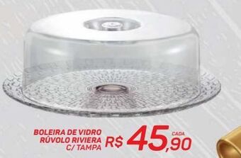 GBarbosa Boleira de vidro rúvolo riviera c/ tampa oferta