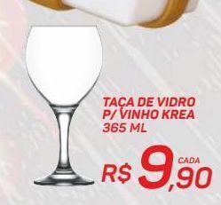GBarbosa Taça de vidrio p/ vinho krea 365ml oferta