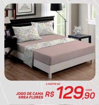GBarbosa Jogo de cama krea flores oferta