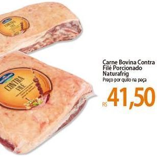 Carne bovina contra filé
