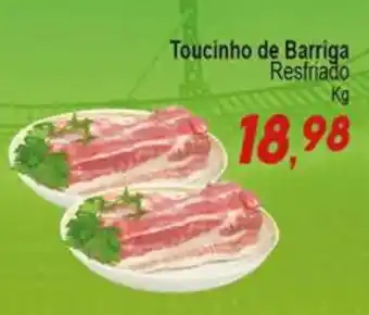 Villefort Atacadista Toucinho de Barriga Resfriado 1kg oferta