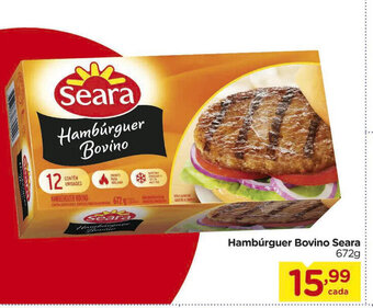 Carrefour Bairro Hamburguer Bovino Seara 672g oferta