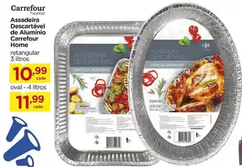 Carrefour Bairro Assadeira Descartavel de Aluminio Carrefour 3L oferta
