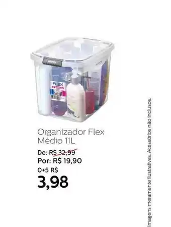 Organizador Flex Médio 11l
