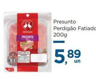 Super São Luiz Presunto perdigão fatiado oferta