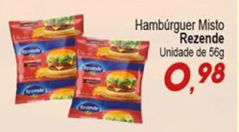 Villefort Atacadista Hamburguer Misto Rezende unidade de 56g oferta