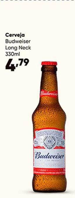 Zaffari Cerveja budweiser long neck oferta