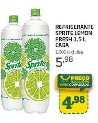 Cooper Refrigerante sprite lemon fresh oferta