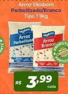 Atakarejo Arroz ekobom parboilizado branco tipo 1 oferta