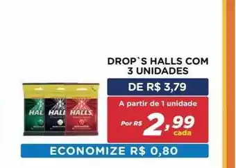 Drop's halls com 3 unidades