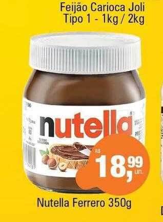 Supermercados Alvorada Nutella ferrero oferta