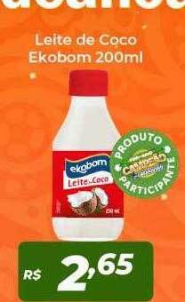 Atakarejo Leite de coco ekobom oferta
