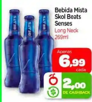 Nordestão Bebida mista skol beats senses long neck oferta