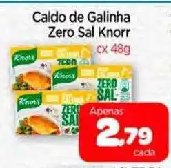 Caldo de galinha zero sal knorr