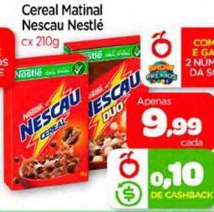 Nordestão Cereal matinal nescau nestlé oferta