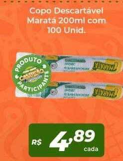 Atakarejo Copo descartável maratá oferta