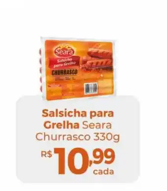 Chama Supermercados Salsicha para grelha seara churrasco oferta