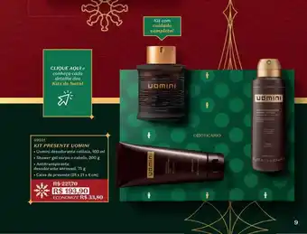 O Boticário Kti repsente uomini oferta