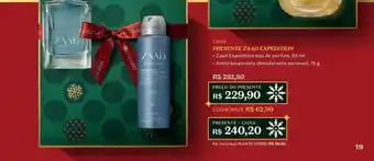 O Boticário Presente zaad expedition oferta