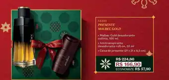 O Boticário Presente malbec gold oferta