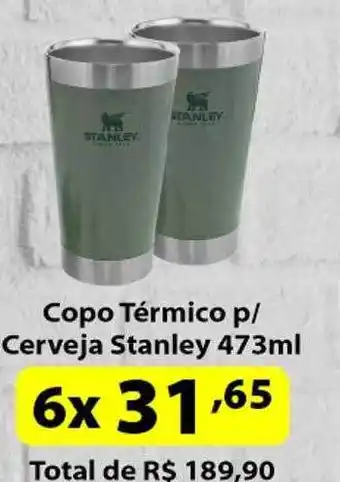 Copo térmico p cerveja stanley