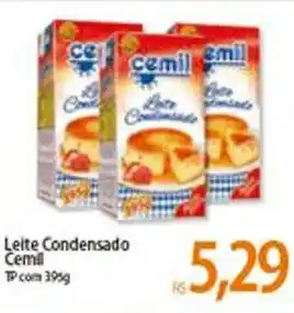 Atacadão Leite condensado Cemil TP 395g oferta