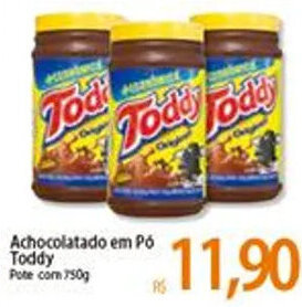 Atacadão Achocolatado em po Toddy 750g oferta